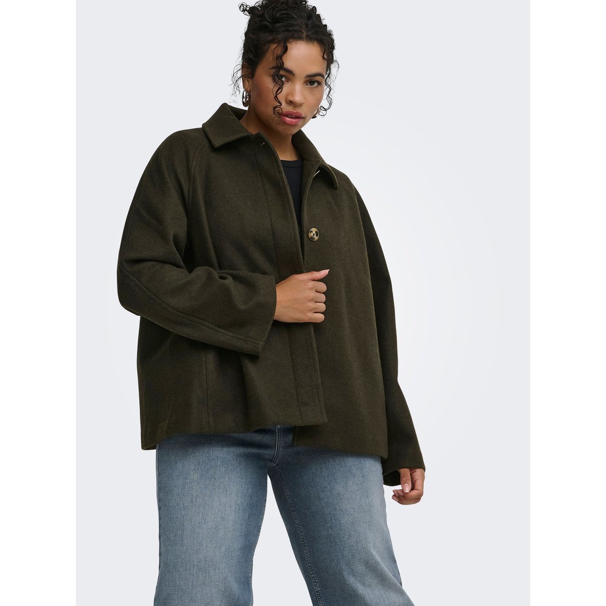 Veste dark olive, ONLY CARMAKOMA