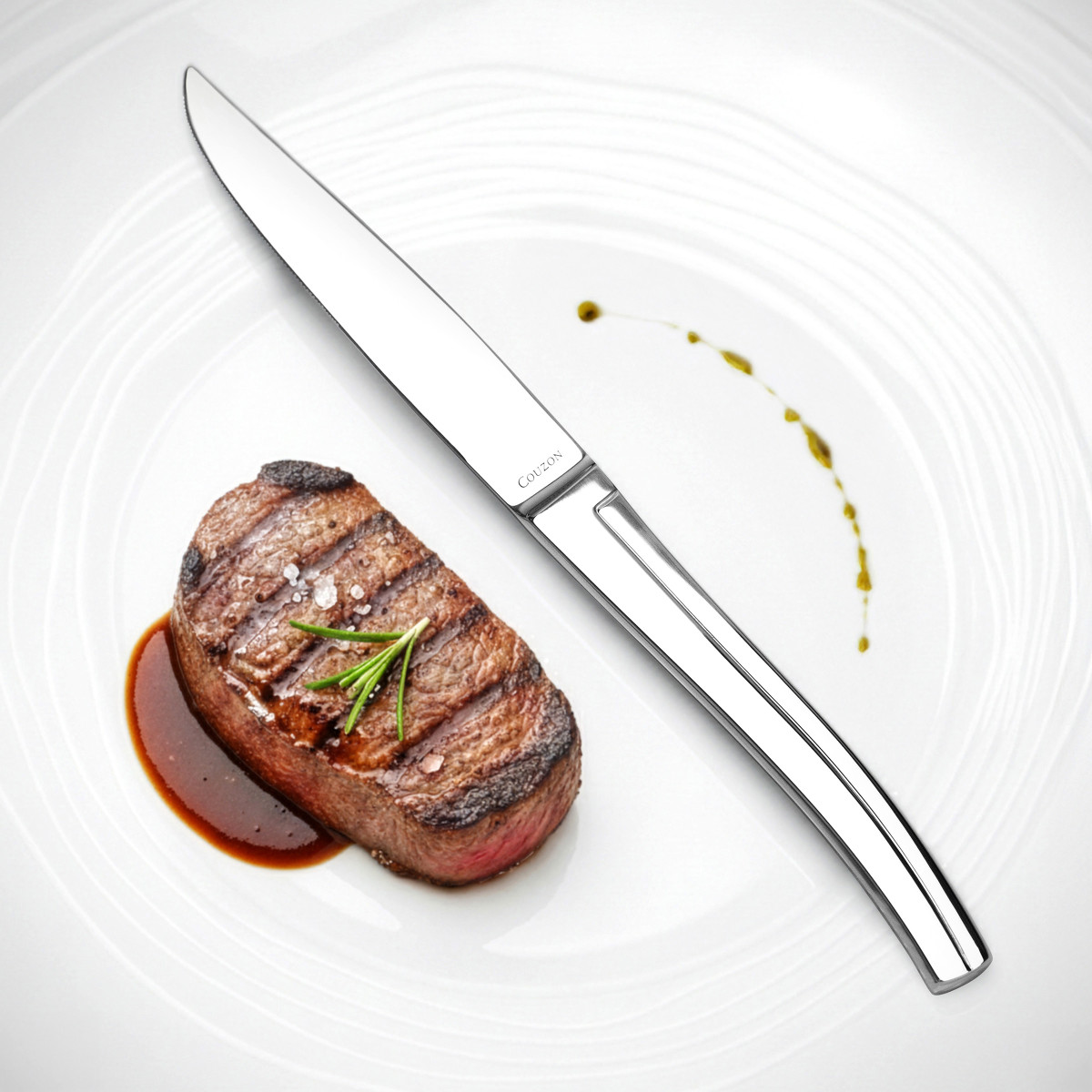 4 couteaux steak - inox, COUZON