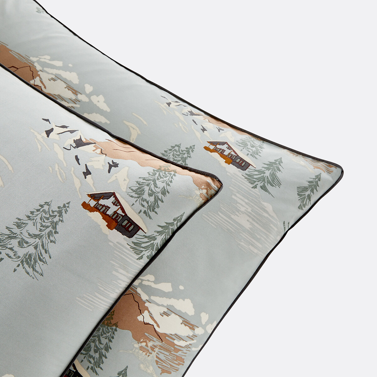 Orvaz Cotton Percale Pillowcase printed, LA REDOUTE INTERIEURS