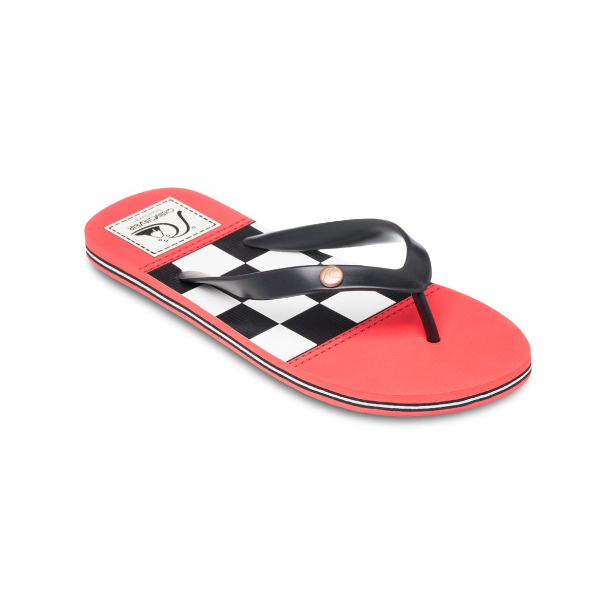 Tongs MOLOKAI ORIGINALS noir black checker, QUIKSILVER
