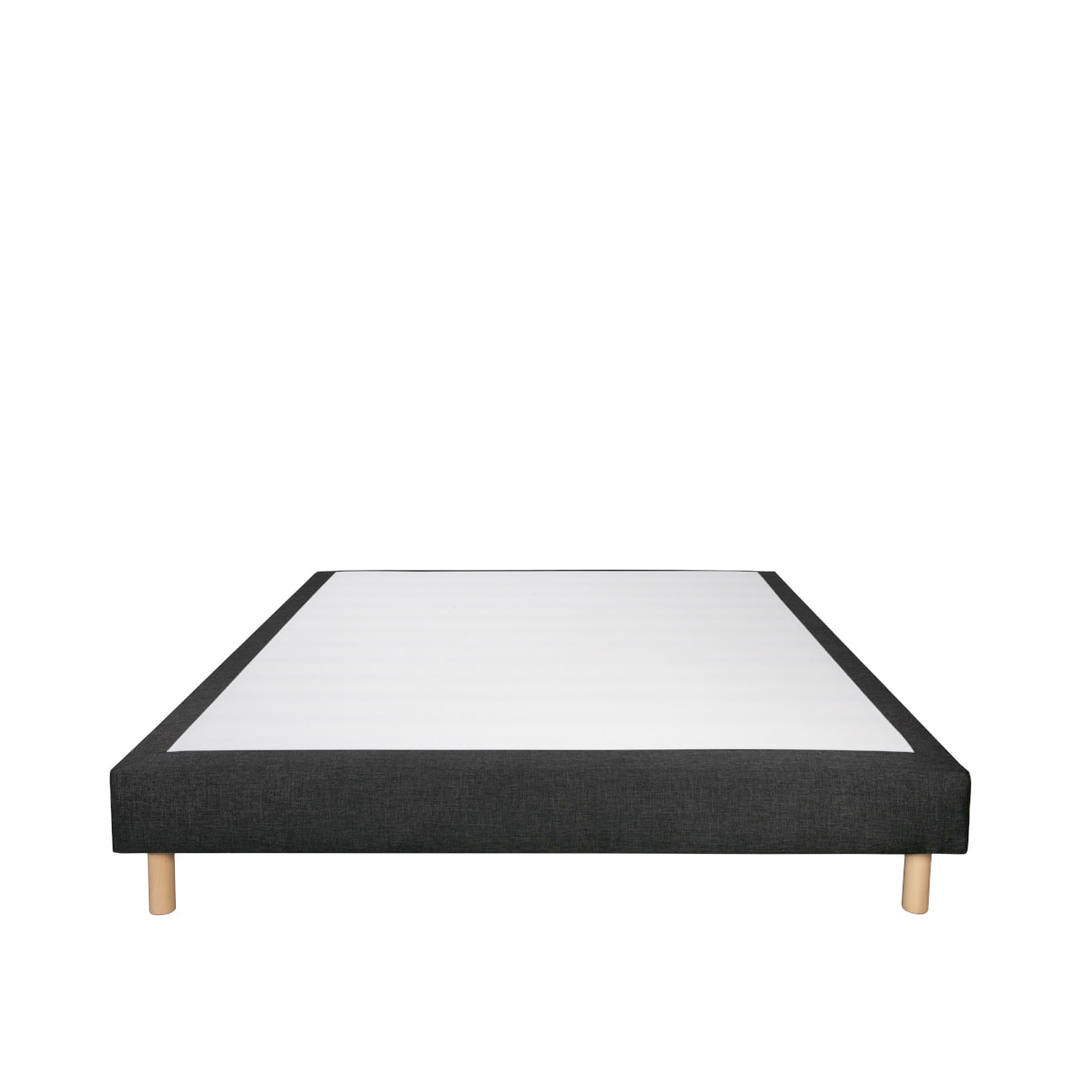 Sommier tapissier Tissu SISAL noir, BELLECOUR
