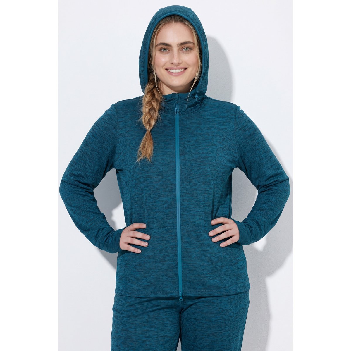 Veste en Powerstretch pétrole foncé, ULLA POPKEN