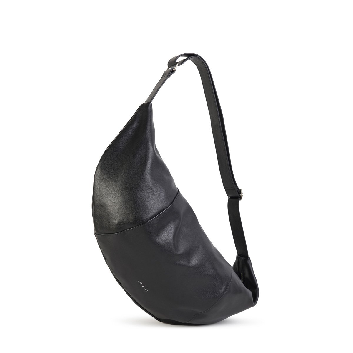 Sac à bandoulière en cuir CORTO noir, NAT & NIN