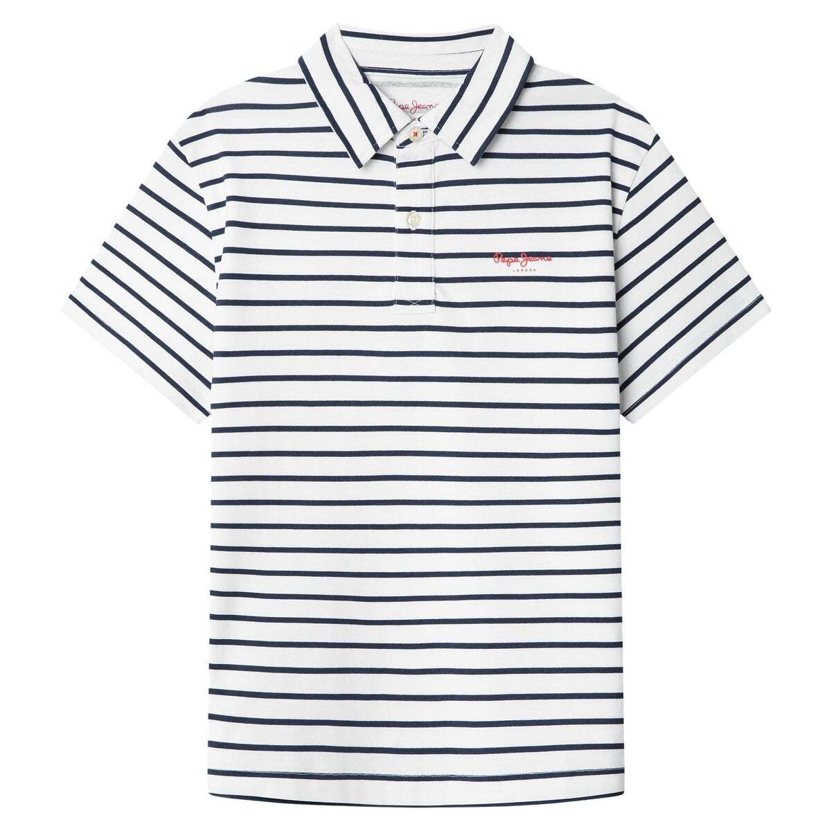 Polo Rayas Fit Regular marine, PEPE JEANS