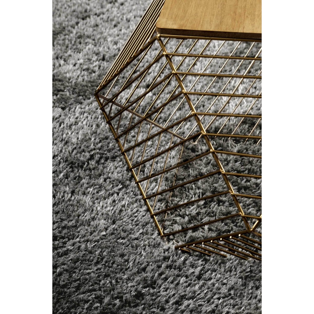 Tapis salon aspect légèrement brilant , TOUBKAL anthracite, WECON HOME