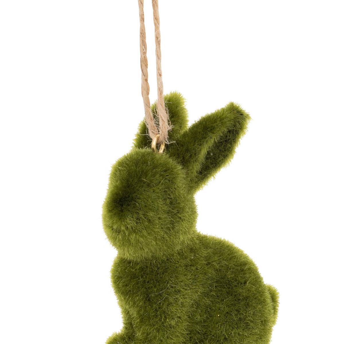 SDN RESINE LAPIN HERBE 8CM vert, ATMOSPHERA