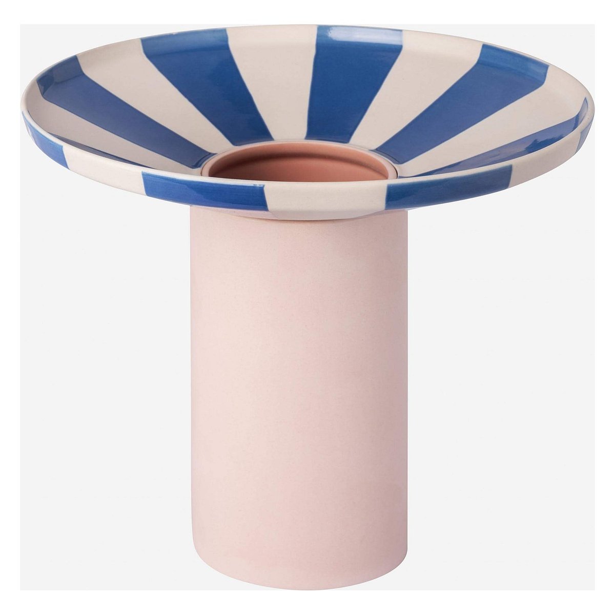 Vase grès ULO bleu, multicolore, HABITAT
