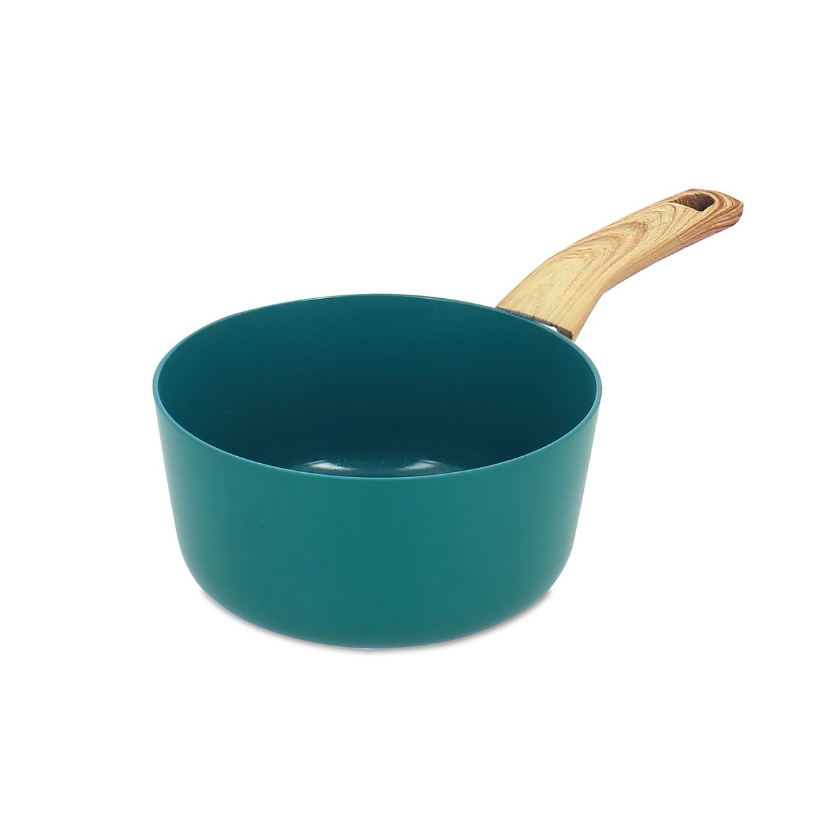 Casserole 16cm en aluminium recyclé, COLORAMA bleu canard, MENASTYL