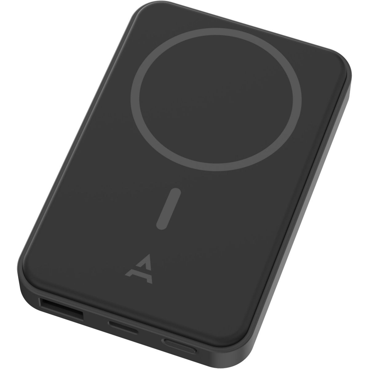 Batterie externe 10000 mAh Magsafe Noir couleur unique, ADEQWAT