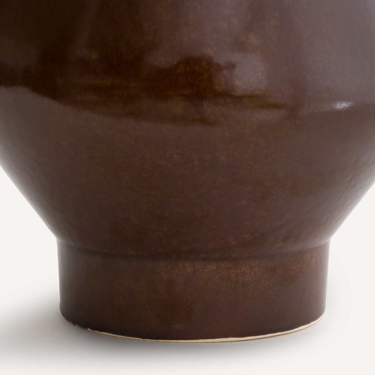 Vase en céramique émaillée, SYENA chocolat, AM.PM