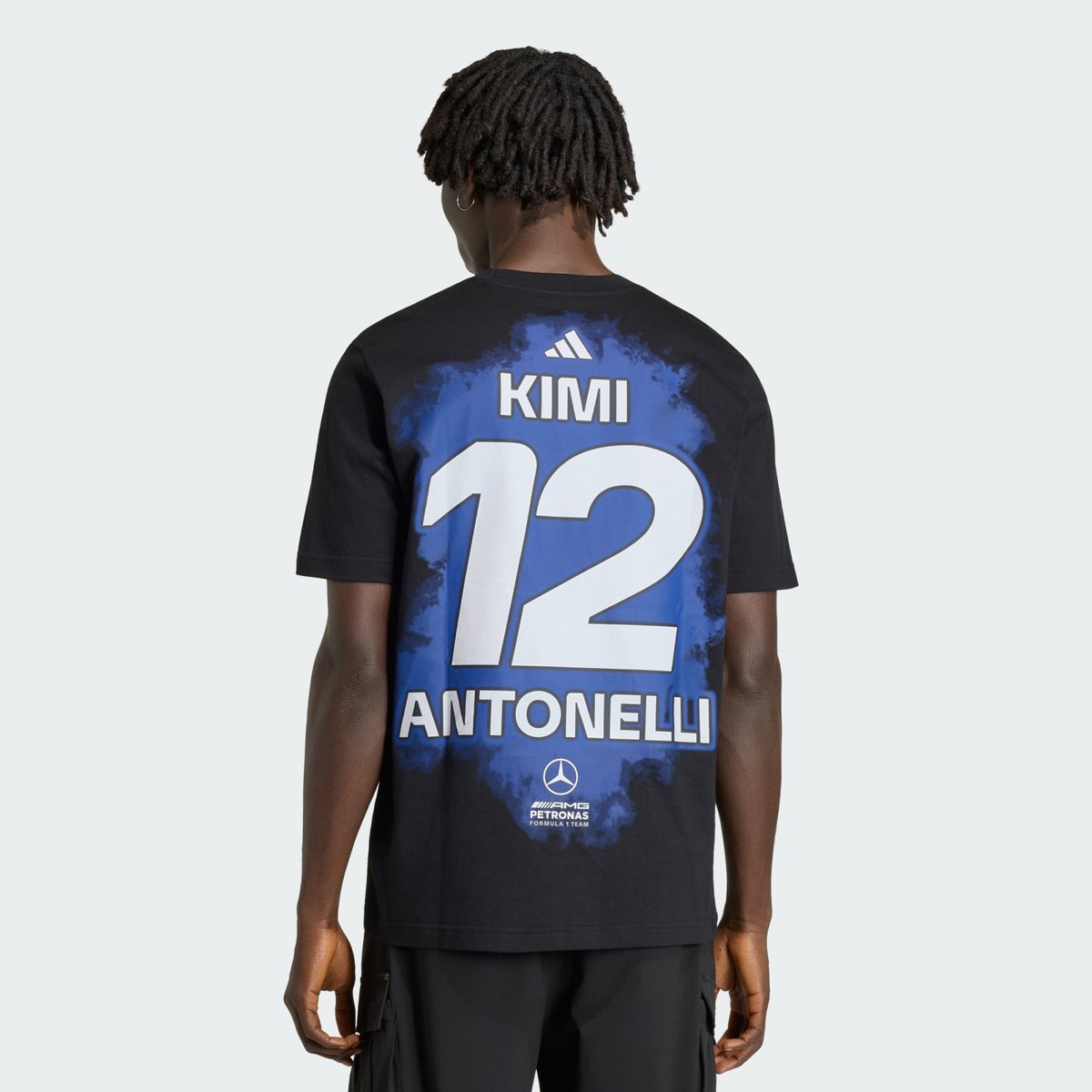 T-Shirt Mercedes - Amg Petronas Formula 1 Team Kimi Antonelli Name & Number black, adidas Performance