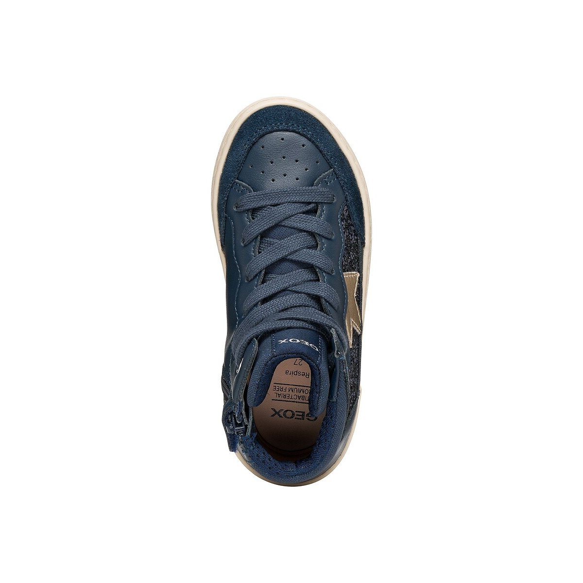 Baskets montantes respirantes, KALISPERA bleu marine, GEOX