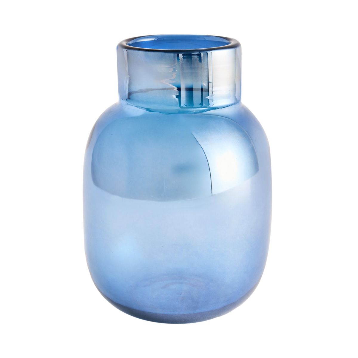 Vases en verre bleu, NEXT
