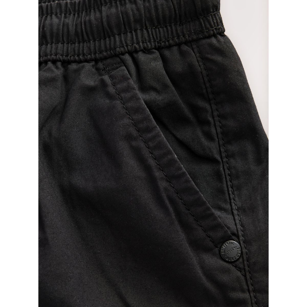 Pantalon cargo doublé noir, NEXT