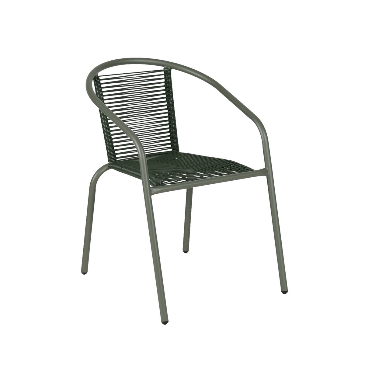 Fauteuil de jardin acier et résine (lot de 4) TONALA anthracite, SWEEEK