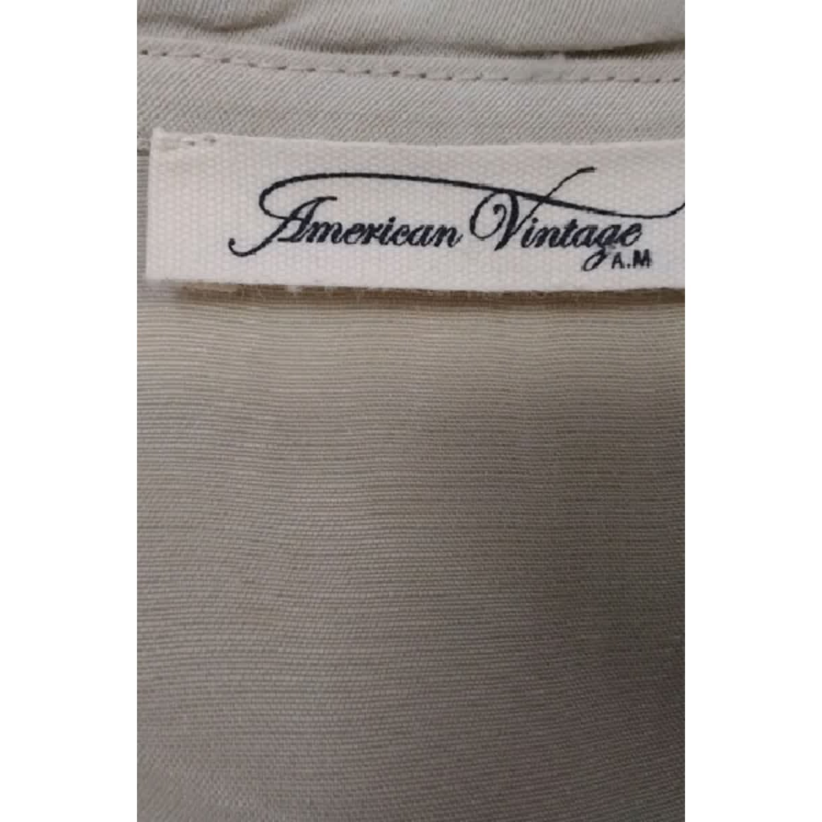 T-shirt - Bon État beige, AMERICAN VINTAGE