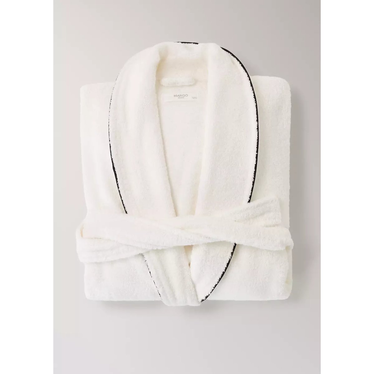 Peignoir 100 % coton blanc, MANGO HOME