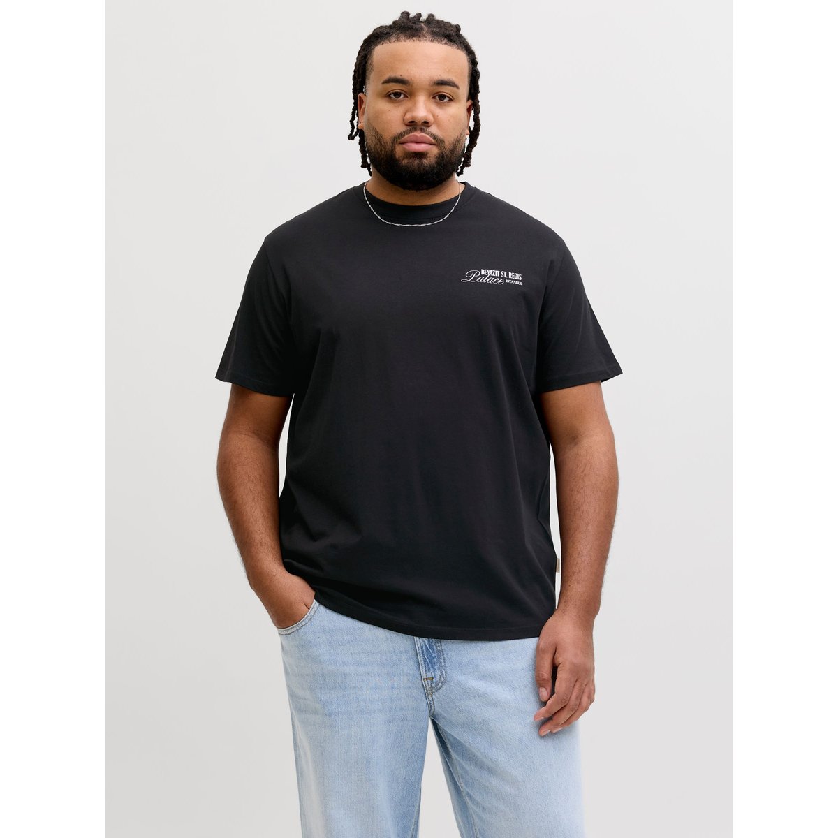 T-Shirt noire - black, JACK & JONES
