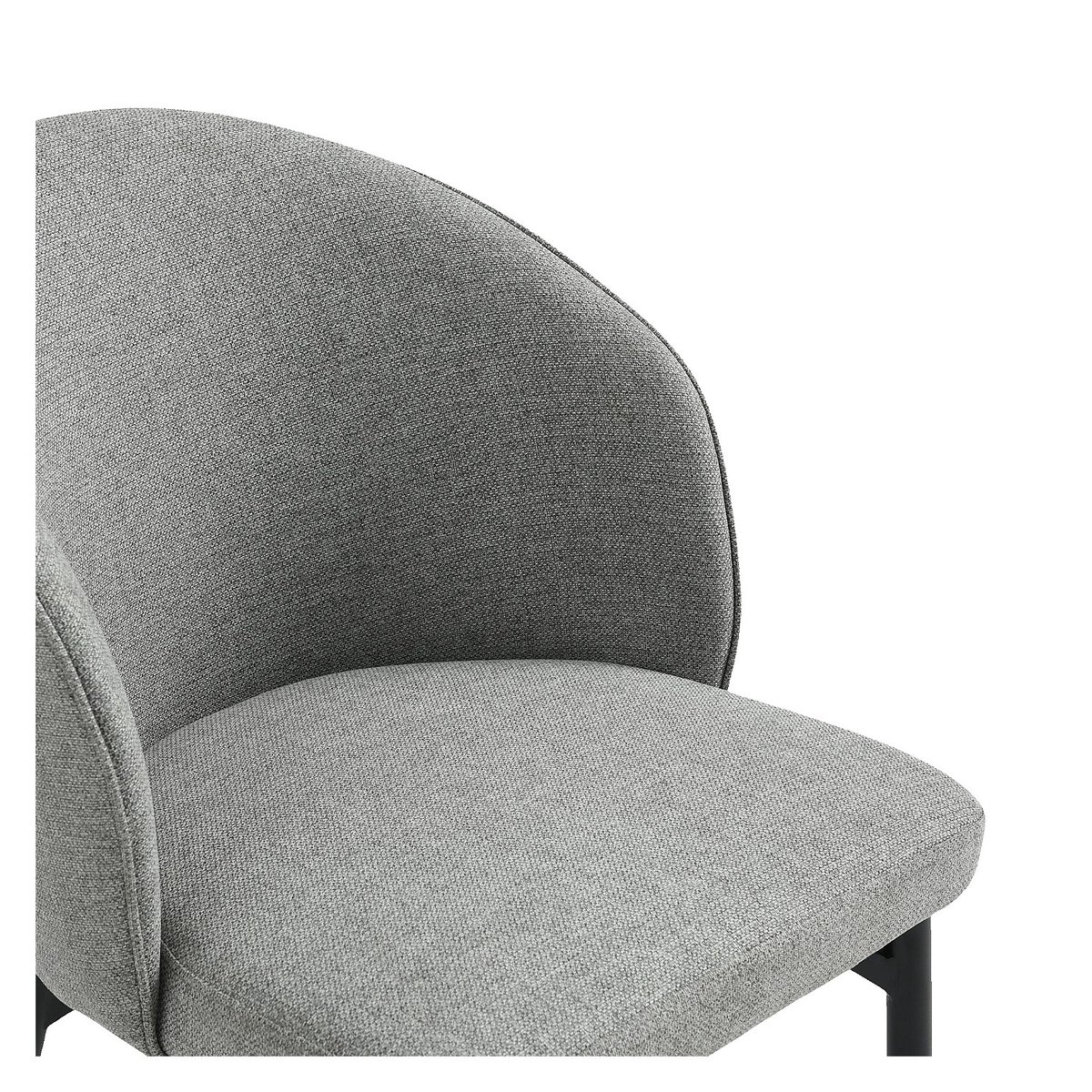 Chaise tissu SPINNE gris anthracite, HABITAT