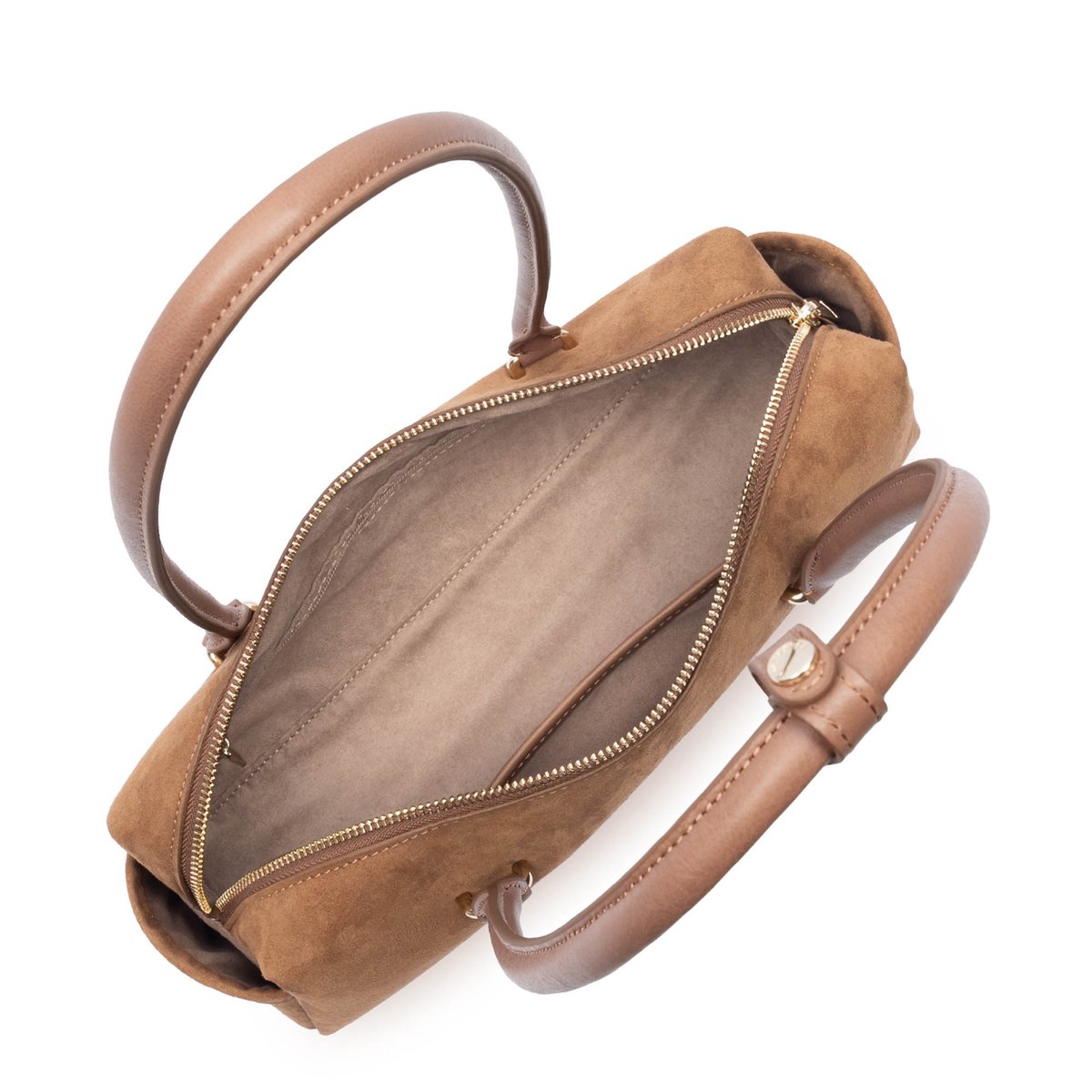 Sac rectangle SUÈDE CUBE camel, LANCASTER