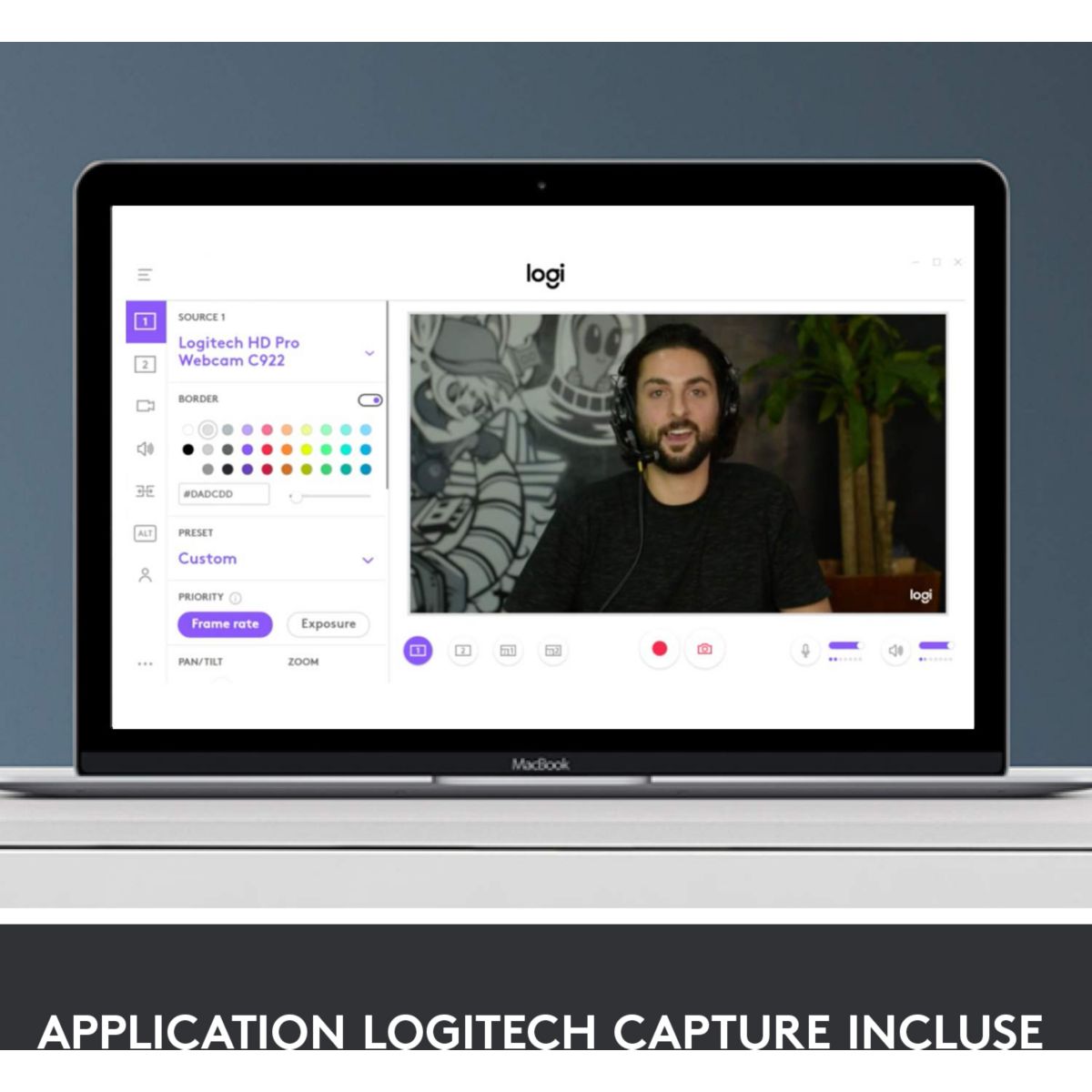 Webcam C920 Pro couleur unique, LOGITECH