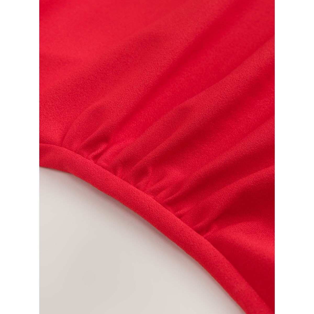 Haut sans manches drapé asymétrique rouge, NEXT