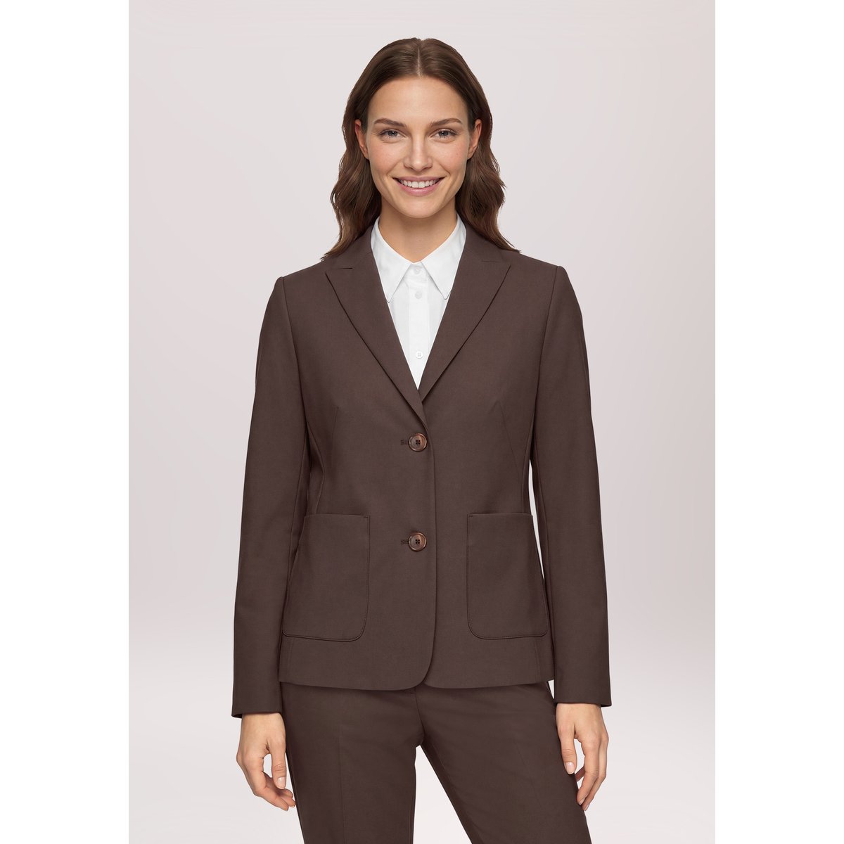 Veste blazer à manches longues light maroon, BETTY BARCLAY