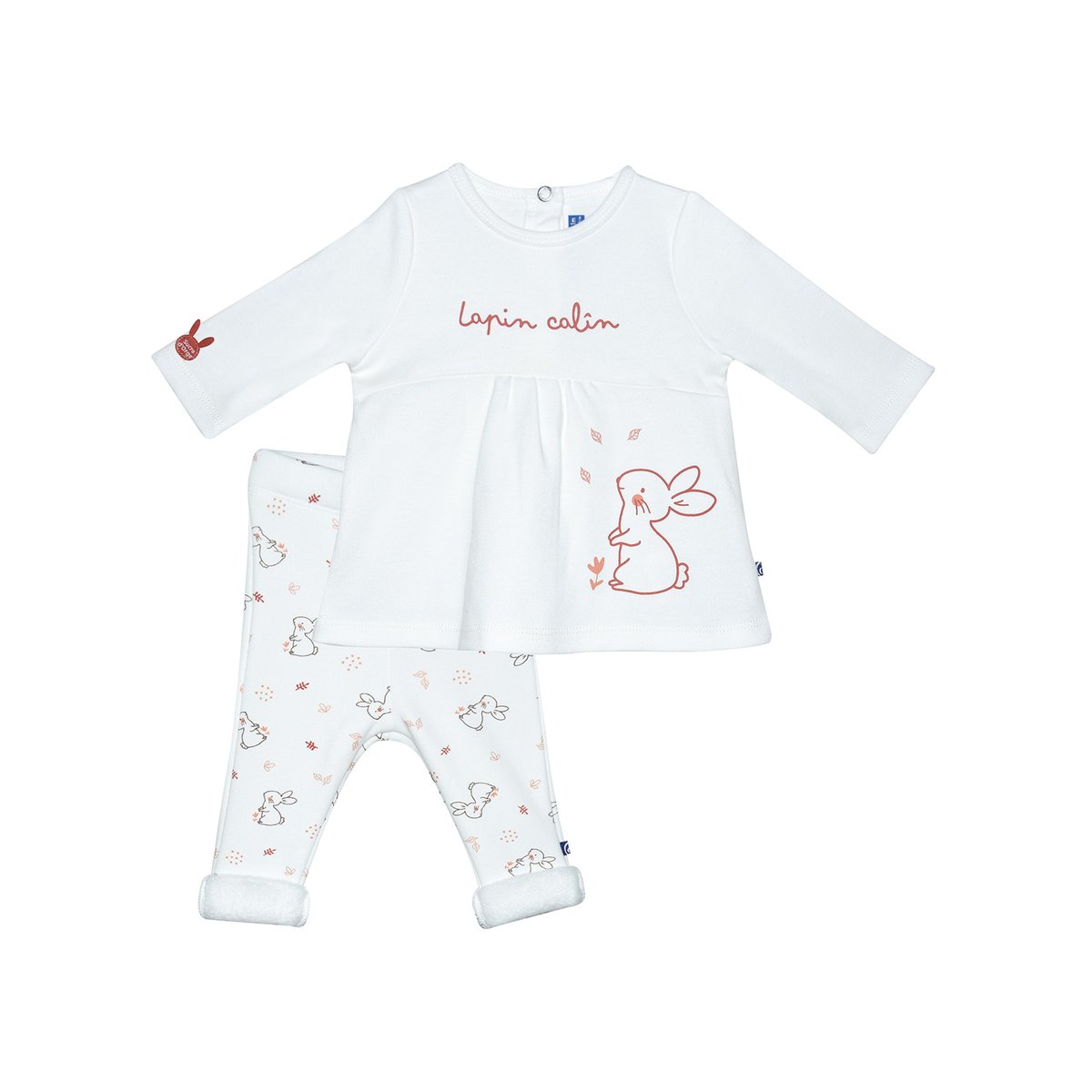 Tunique legging laurencia maille naissance beige, SUCRE D'ORGE