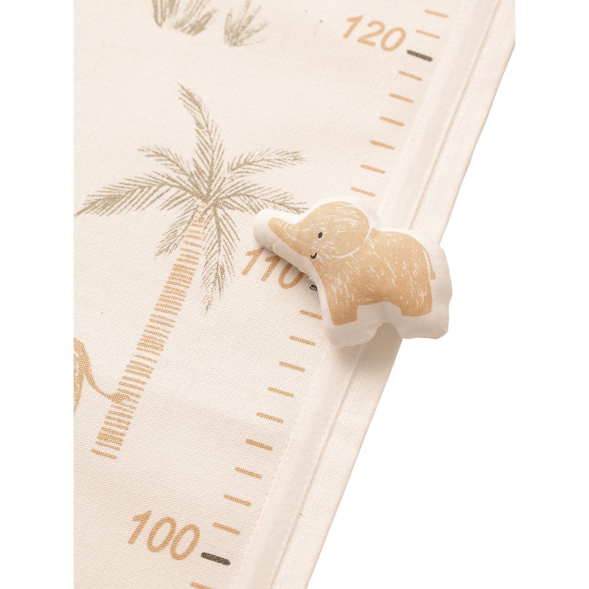 Toise en coton motif animaux beige, VERTBAUDET