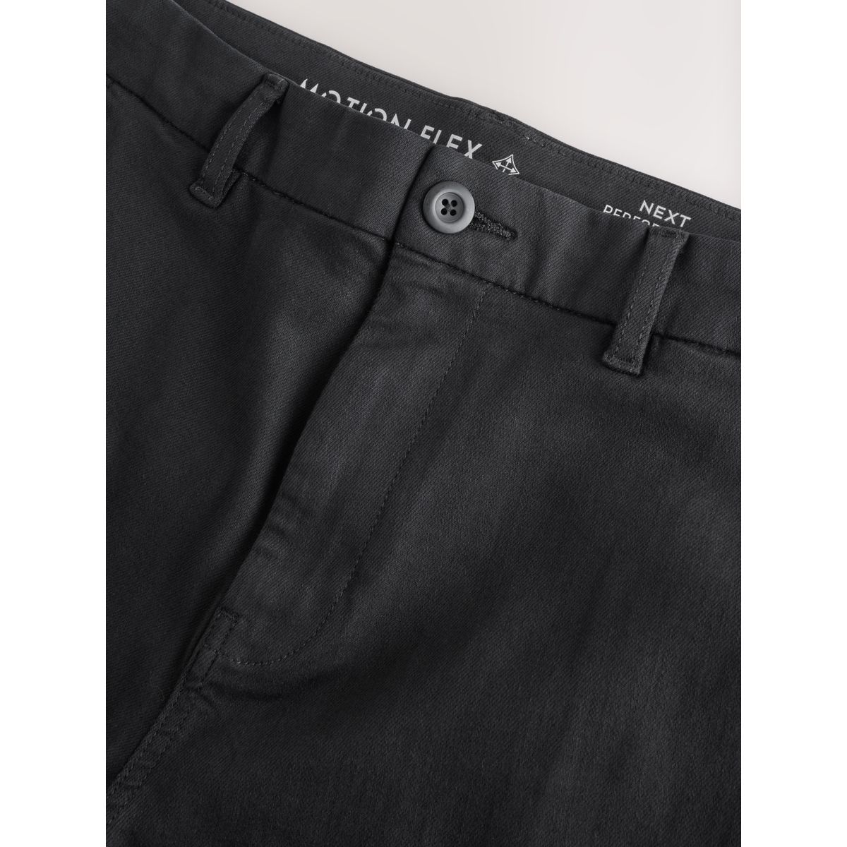 Pantalon chino motionflex noir, NEXT