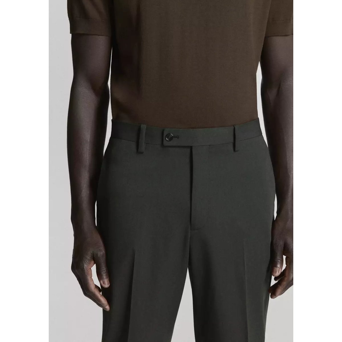 Pantalon costume Milán slim-fit kaki, MANGO MAN