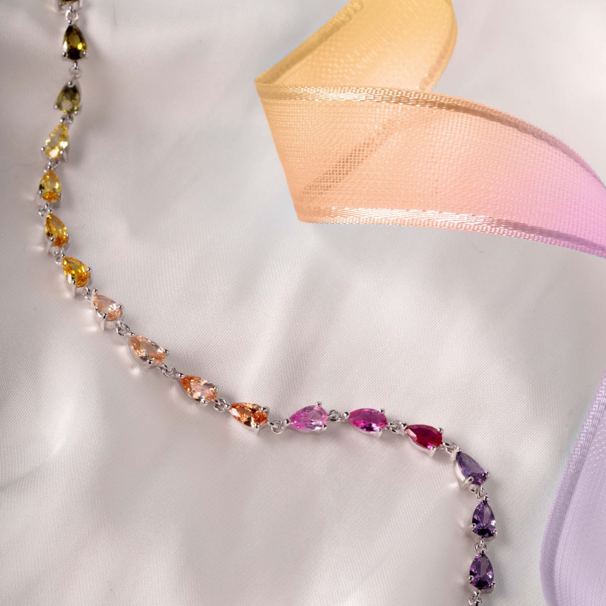 Bracelet en argent 925 AURORA multicolor, BLUESPIRIT