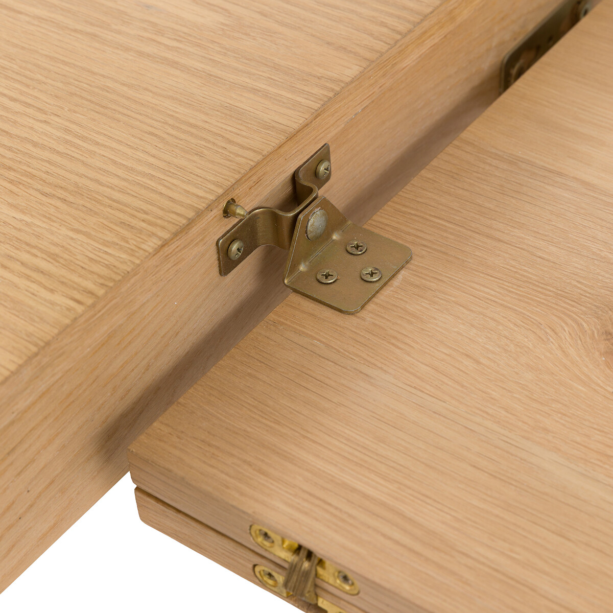 Harriet Oak Extending Dining Table light oak wood, SO'HOME