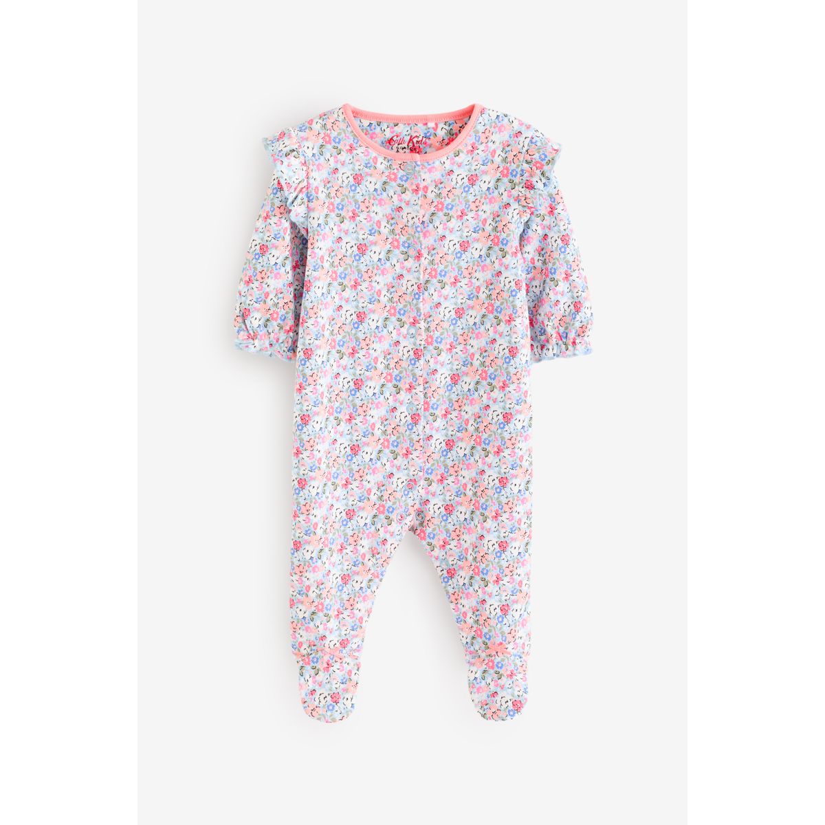 Dors-bien à fleurs 100 % coton, lot de 3 bleu, NEXT