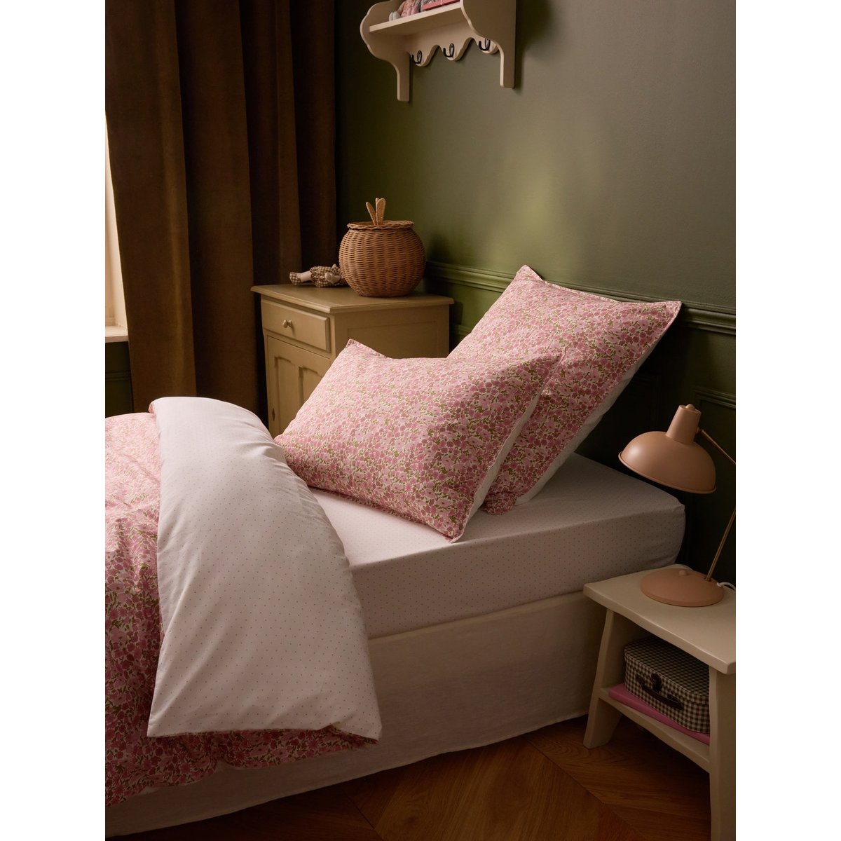 Taie d'oreiller tissu Liberty "Poppy and Daisy" liberty poppy and daisy, CYRILLUS