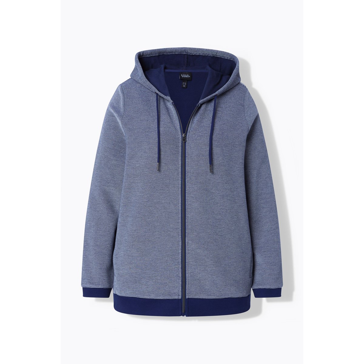 Veste en molleton, matière texturée bleu encre, ULLA POPKEN