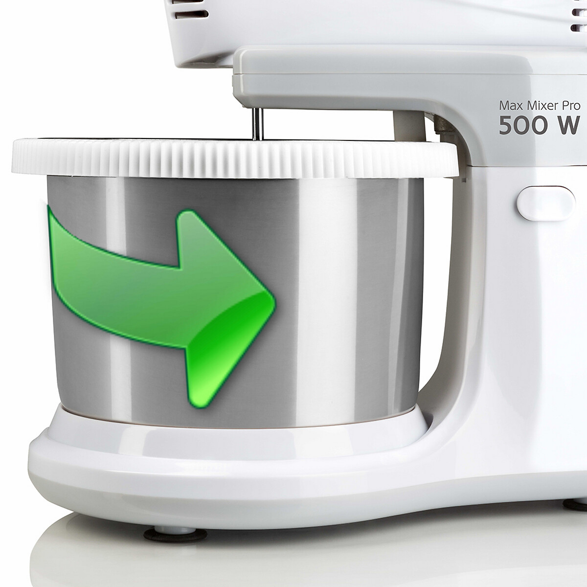 Batedeira com taça Max Mixer Pro, 500W, da HAEGER branco, HAEGER
