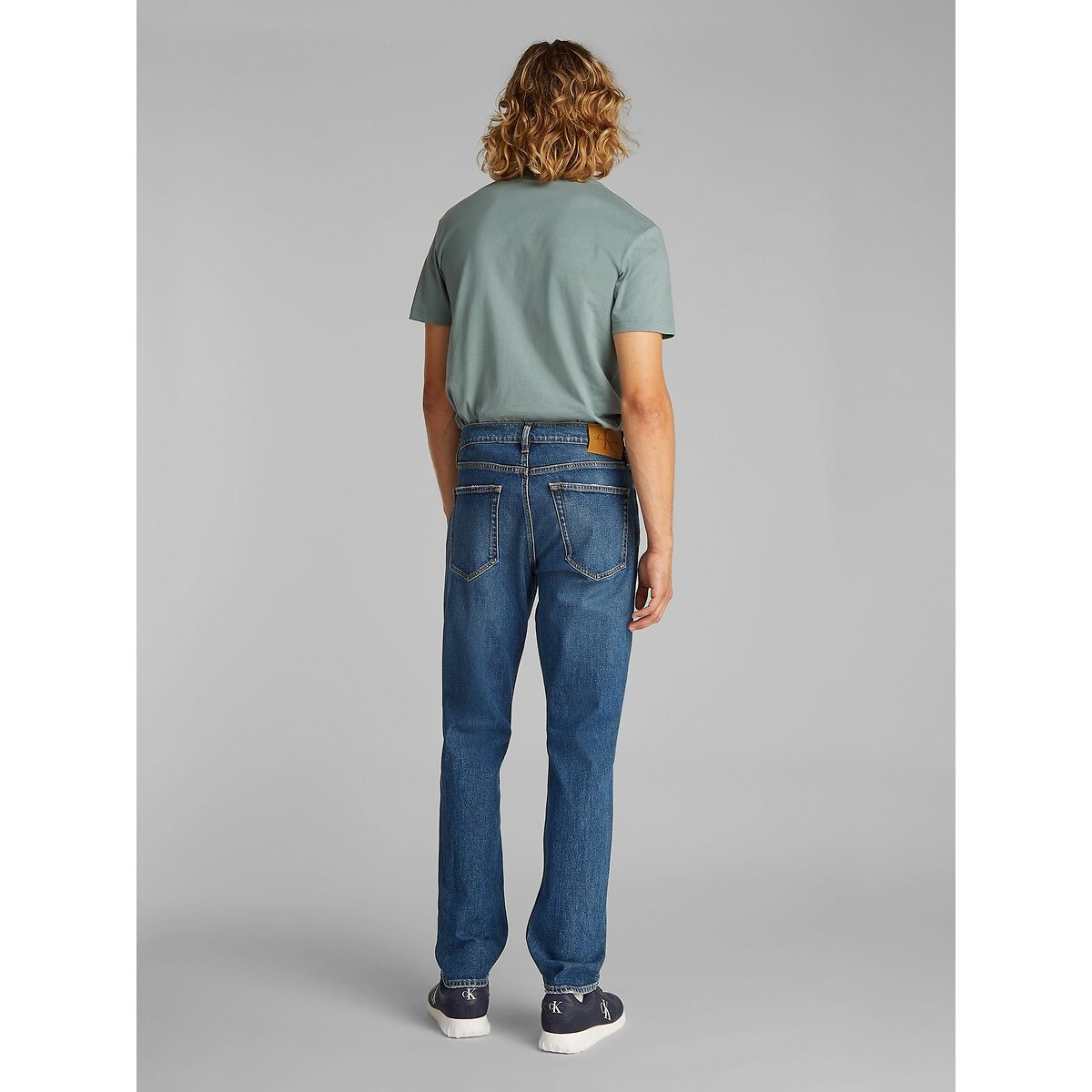 Slim straight jeans denim blauw, CALVIN KLEIN JEANS
