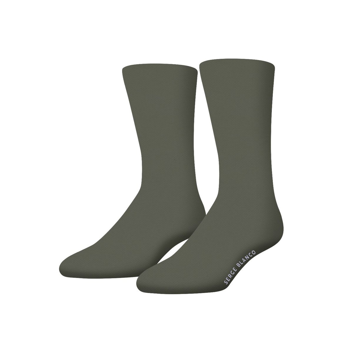 Lot De 6 Chaussettes De Ville noir/bleu/gris/beige, SERGE BLANCO