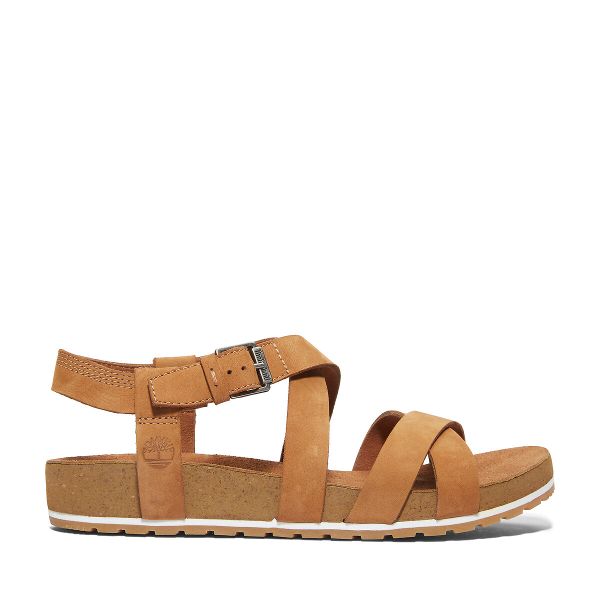 Leren sandalen Malibu Waves Ankle kastanje, TIMBERLAND