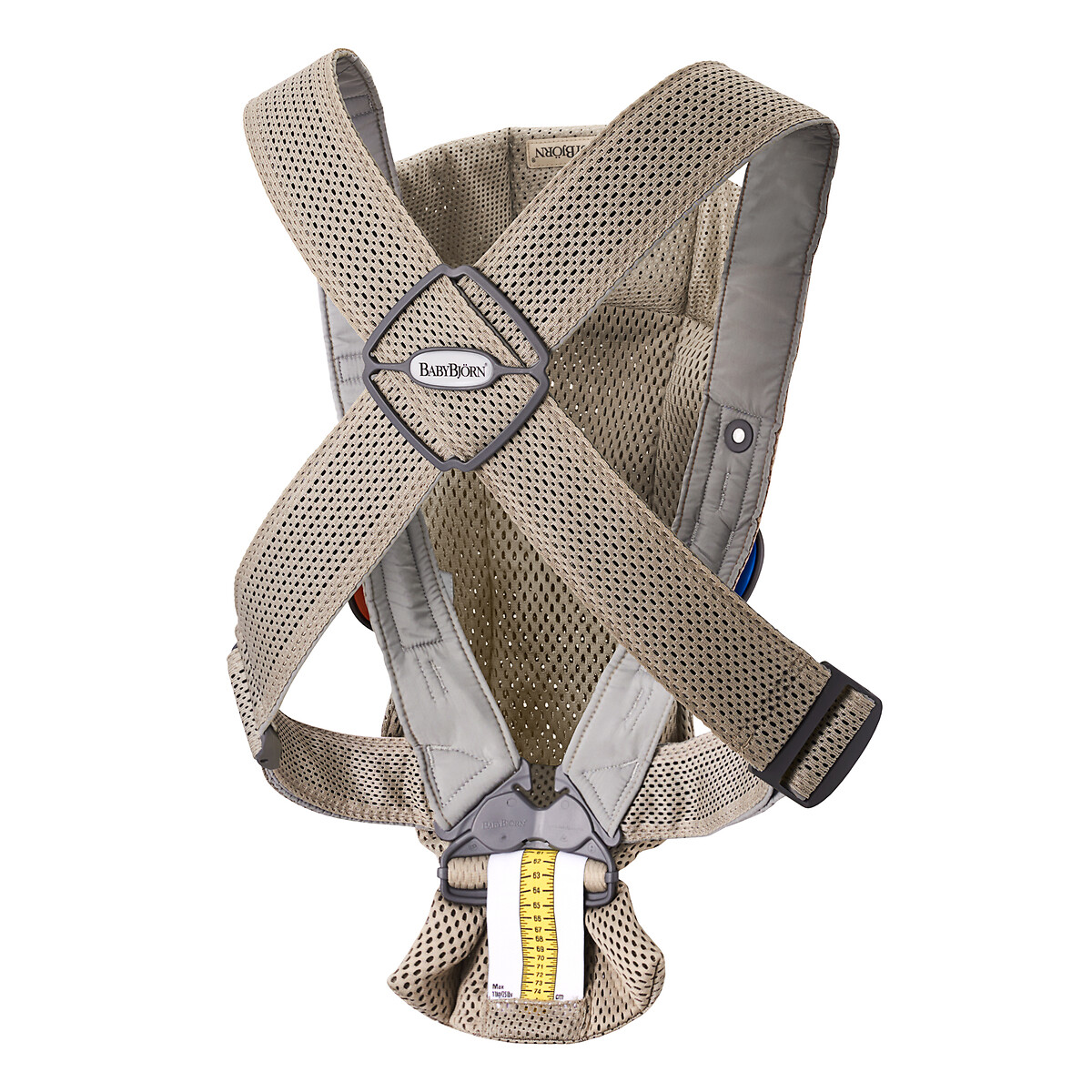 Porte bébé mini mesh 3D gris beige, BABYBJORN