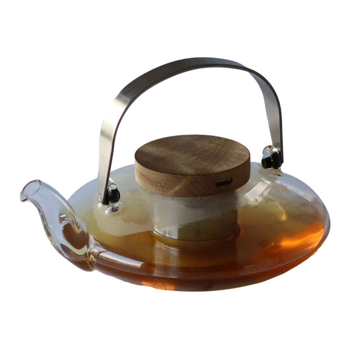 Théière Sophia en verre Borosilicate 500 ml naturel-transparent, OGO LIVING