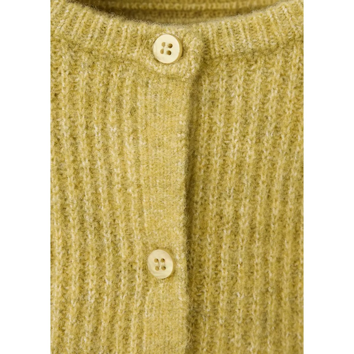 Cardigan maille côtelée citron vert, MANGO BABY