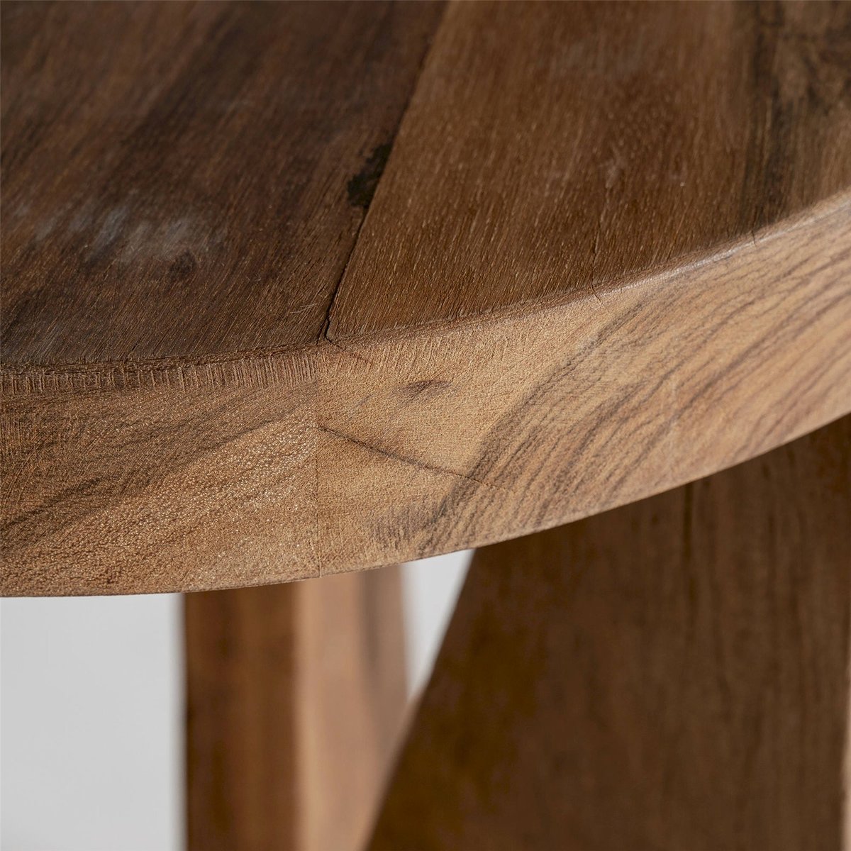Table basse en bois recyclé style nordique marron bois naturel, RECOLLECTION