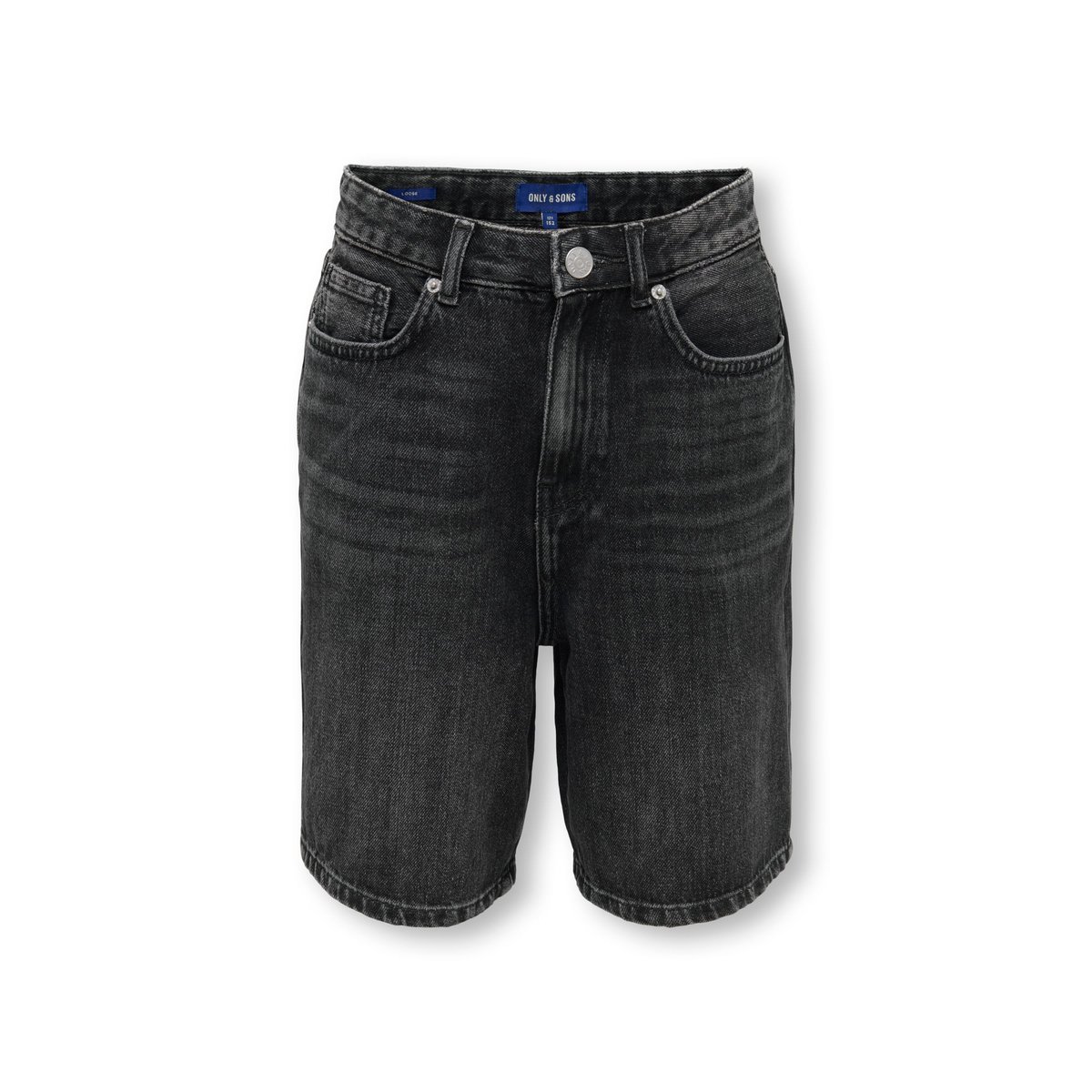 Short En Denim washed black, ONLY & SONS JUNIOR