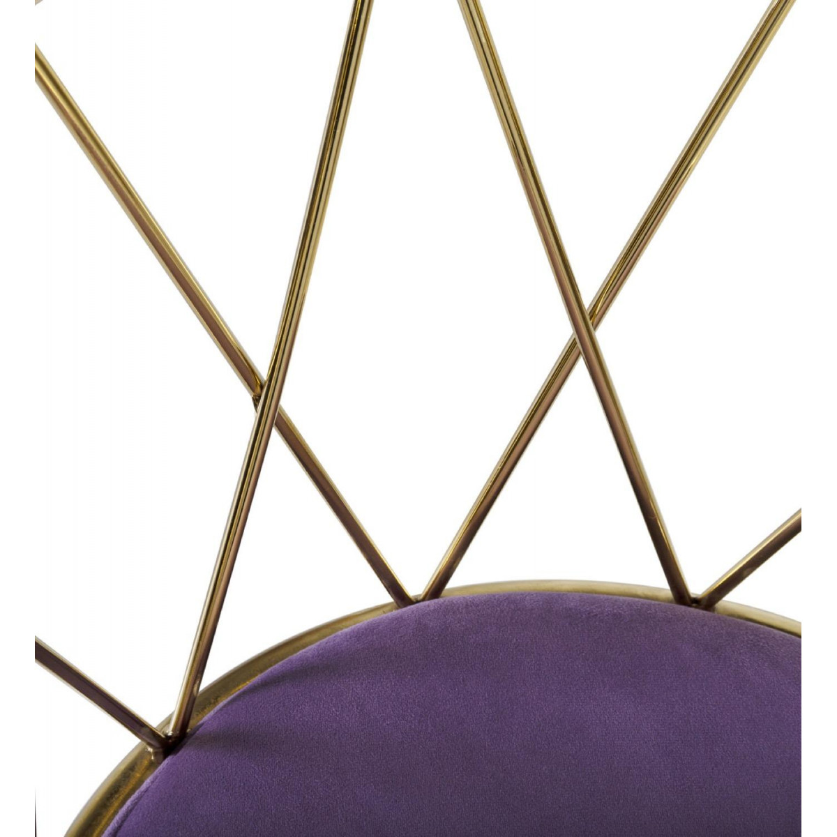 Chaise violet, DECORATION D’AUTREFOIS
