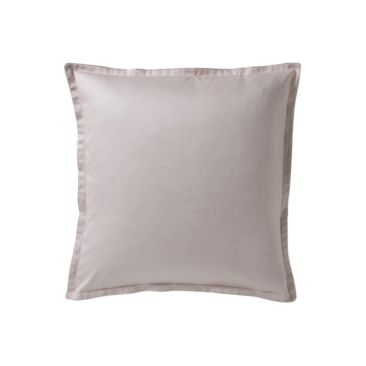 Taie d'oreiller unie en satin de coton, TEOPHILE rose, ALEXANDRE TURPAULT
