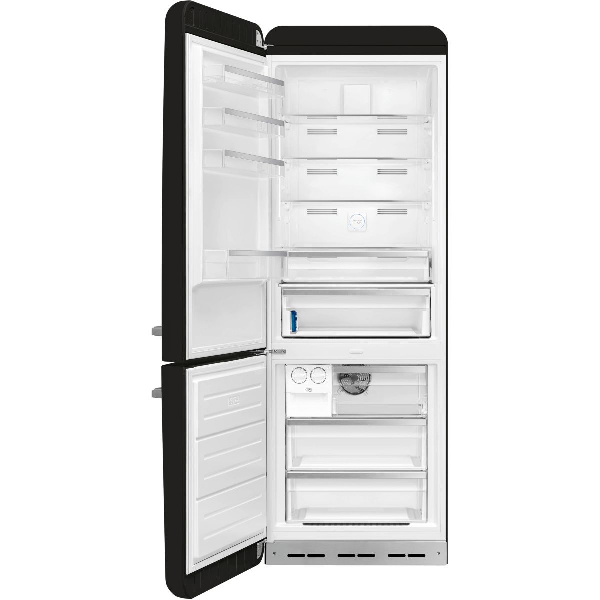 Réfrigérateur combiné FAB38LBL5 Noir couleur unique, SMEG