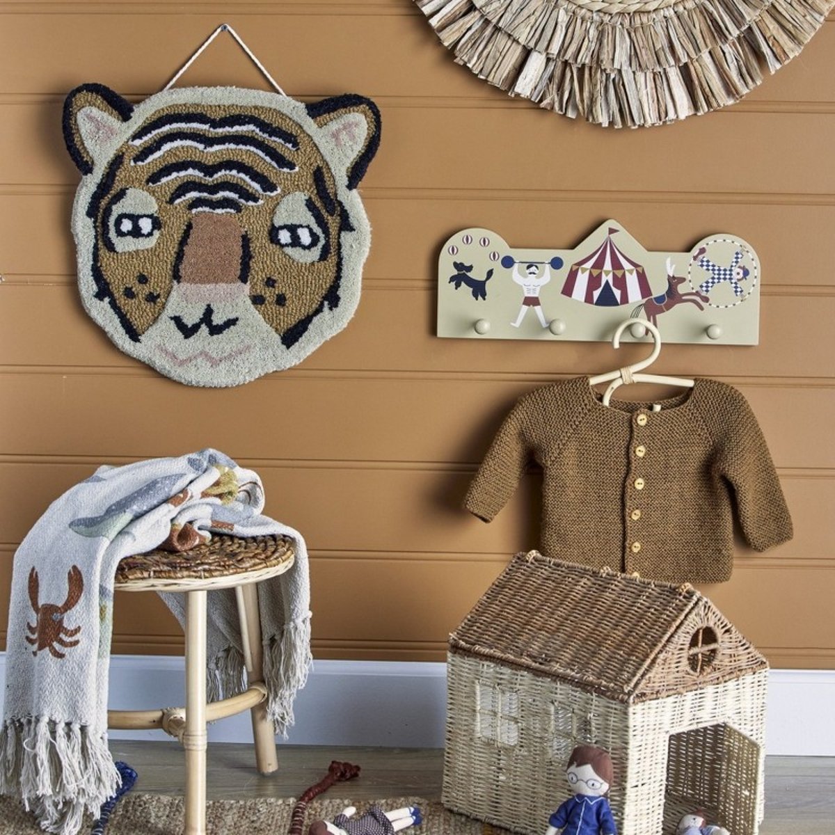 Portemanteau enfants  Miou marron clair, BLOOMINGVILLE
