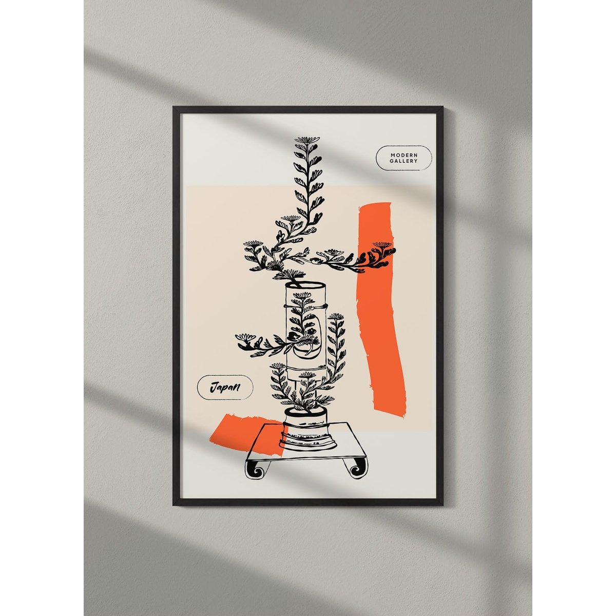 Affiche Art Japon 20 blanc, L'AFFICHERIE